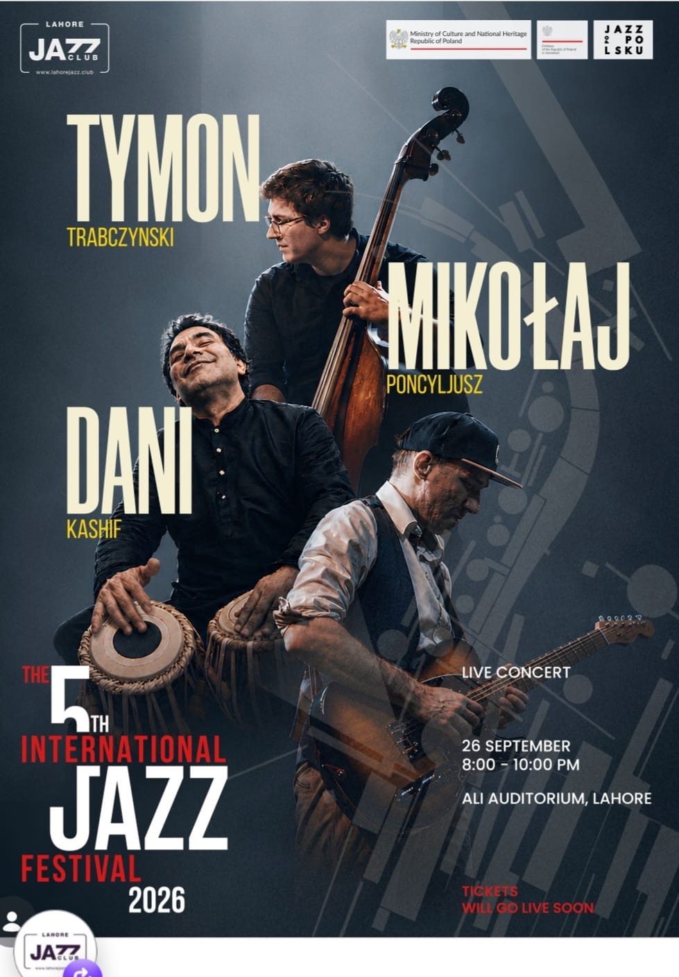 International Jazz Festival 2026 poster featuring Dani Khan